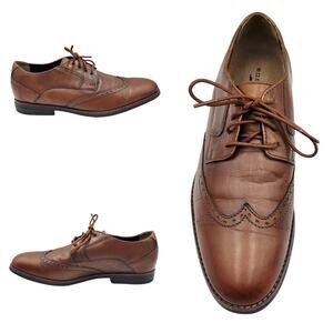 Bostonian Yorkton Brown Leather Oxford Loafer Mens 8M Amputee Single Replacement